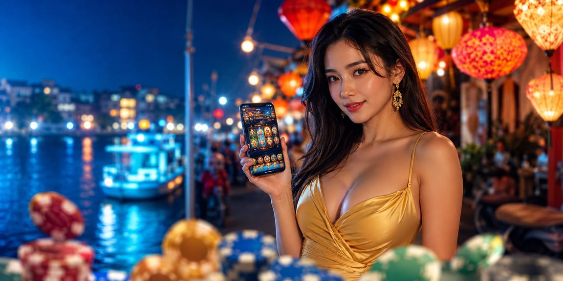 Chợ đêm Hà Nội minh họa thói quen xem đánh giá casino trên di động