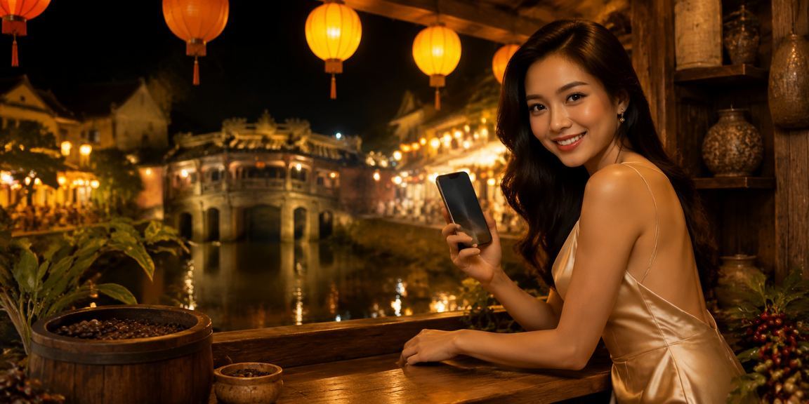 Quán cà phê Hội An gợi cảm giác thương hiệu giải trí gần gũi Việt Nam